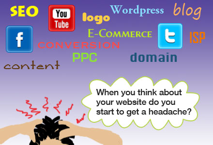 does website equal headache