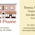 Hotel Prairie Logo and Business Cards