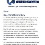 Blue Planet Energy Law
