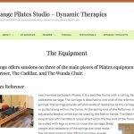 Dynamic Therapies and Body Change Pilates